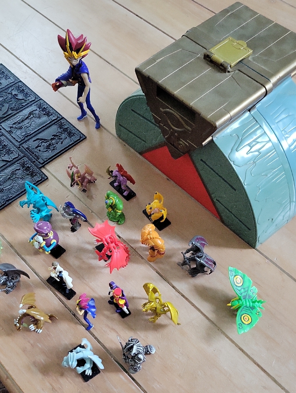 YU-GI-OH! Collectible Collection Of Action Figures, Case, Plastic Cards